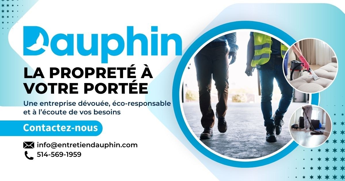Bannière Dauphin entretien ménager Inc