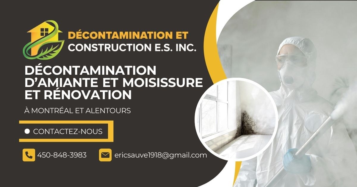Bannière Décontamination et Construction E.S.